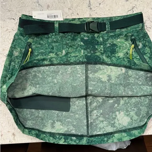 Outdoor Voices Green Smoke Marble Rectrek Skirt Size S NWT - Picture 7 of 8
